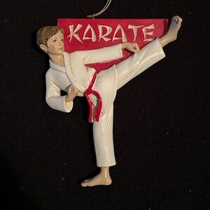 “Karate Boy” Kurt Adler Christmas Hanging  Ornament, Brand New
